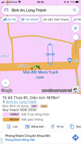 Bán đất Phường Xuân Tân .Long Khánh Đồng Nai