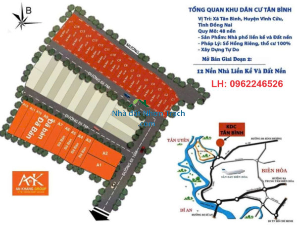 MỞ BÁN SẢN PHẨM MỚI THUỘC BLOCK A KDC HL7 Tại Xã Tân Bình, Vĩnh Cửu, Đồng Nai