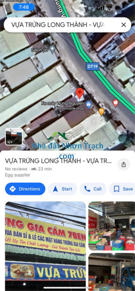 CHÍNH CHỦ Cần Bán Nhanh Lô Đất MẶT TIỀN Đường Hùng Vương, TT Hiệp Phước, Nhơn Trạch, Đồng Nai.