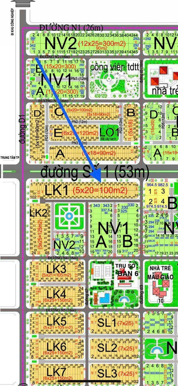 Bán đất mặt tiền dự án Hud Nhơn Trạch gần vòng xoay, chung cư dầu khí, nhiều tiện ích xung quanh